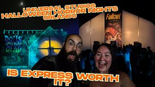 Is the HHN 2025 EXPRESS PASS Worth It? 🎃 Night 6 at Halloween Horror Nights! 👻