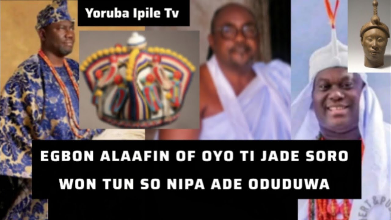 EGBO ALAAFIN OF OYO TI JADE SORO WON TUN SO NIPA ADE ODUDUWA #trendingnews #stitchtricks 