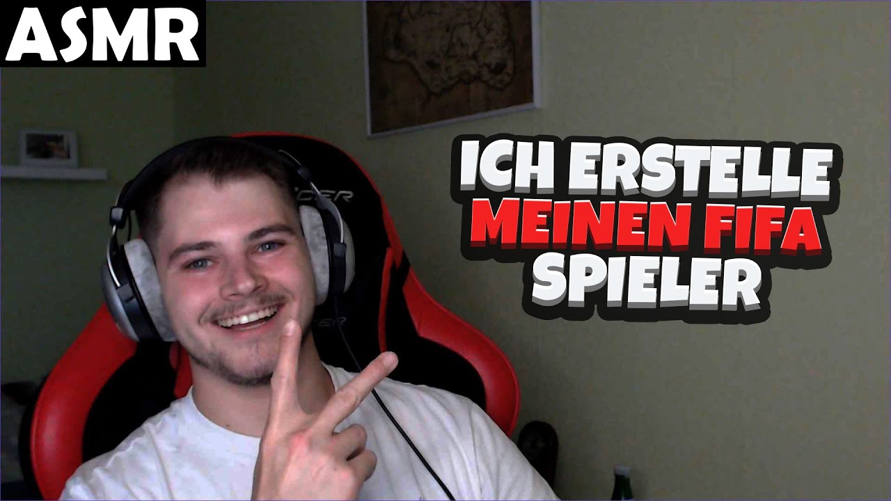 ASMR - ICH ERSTELLE MEIN FIFA SPIELER (GERMAN) | ASMR Tony