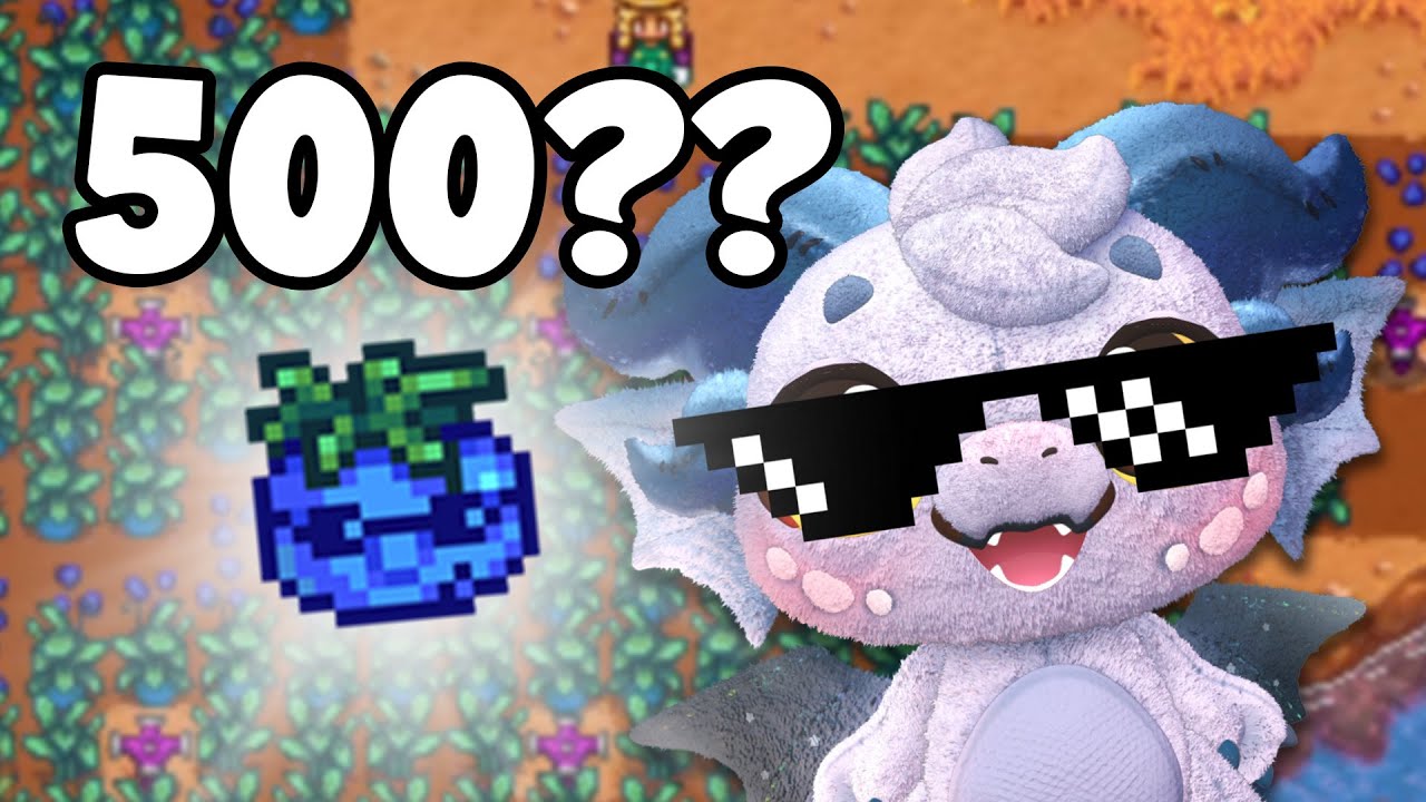 We Attempted to COMPLETE the 500 Qi Fruit Challenge in Stardew Valley ...