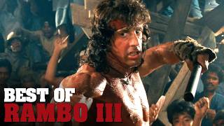 One Man vs. the Soviet Army 💥 ICONIC Scenes from Rambo III | Sylvester Stallone