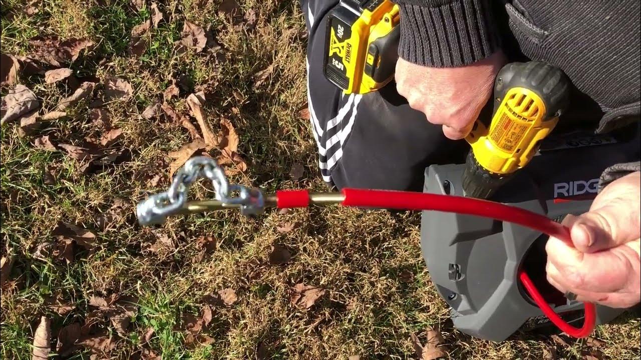 Model K912 Flex Shaft Drain Cleaning Machine YouTube