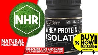 Whey protein isolate, unflavored ...