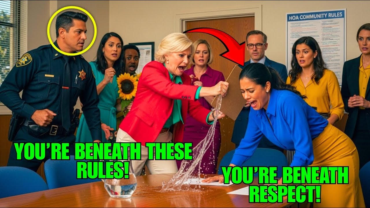 HOA Karen Slammed My Sister Against the HOA Meeting Table — The Sheriff Saw the Video
