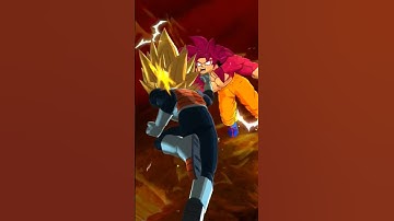 Daima SSJ3 Vegeta Stomps Daima SSJ4 Goku! #dblegends