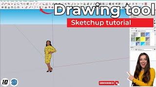 Getting Started with SKETCHUP PRO in 2024 Part 3 - How to use drawing tools in SketchUp