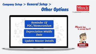 PDC, Depreciation Middle Date, Update Master Details screenshot 4