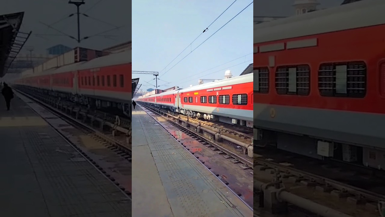 Brand New LHB Coaches At Station