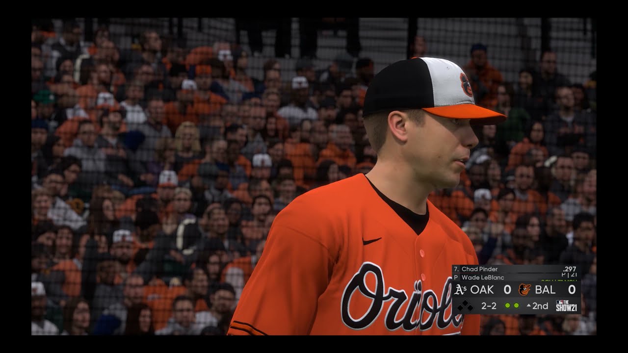 MLB The Show 21 Franchise mode gameplay: Baltimore Orioles vs Oakland Athletics - (PS4) [4K60FPS]