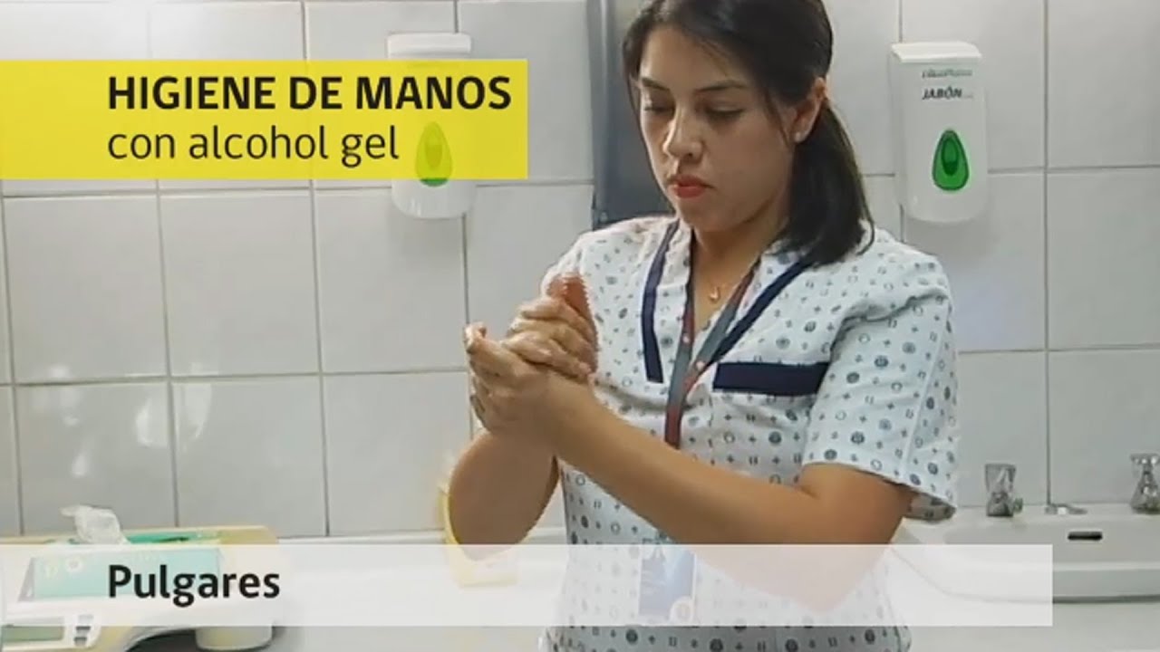Higiene de manos con alcohol gel - Tutorial - YouTube