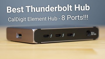 CalDigit Element Hub with 8 Ports is the Best Thunderbolt 4 USB4 Hub for Mac and PC