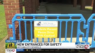 Construction continues on new safety feature for several Dothan City Schools