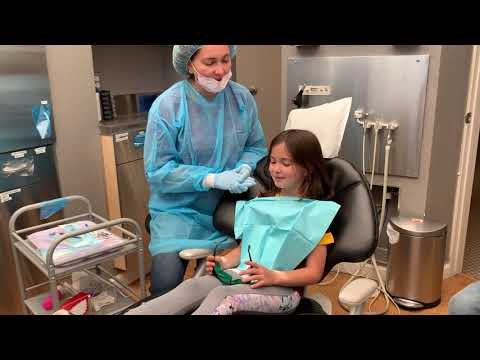 Extraction of a primary tooth