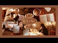 cozy reading vlog: tea and books