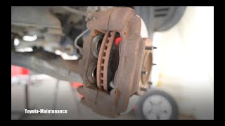 2007 Toyota Tacoma seized brake calipers