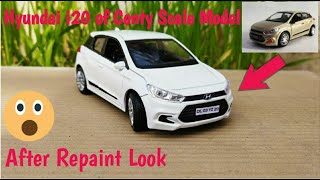 Repaint Hyundai I20 Of Centy Scale Model