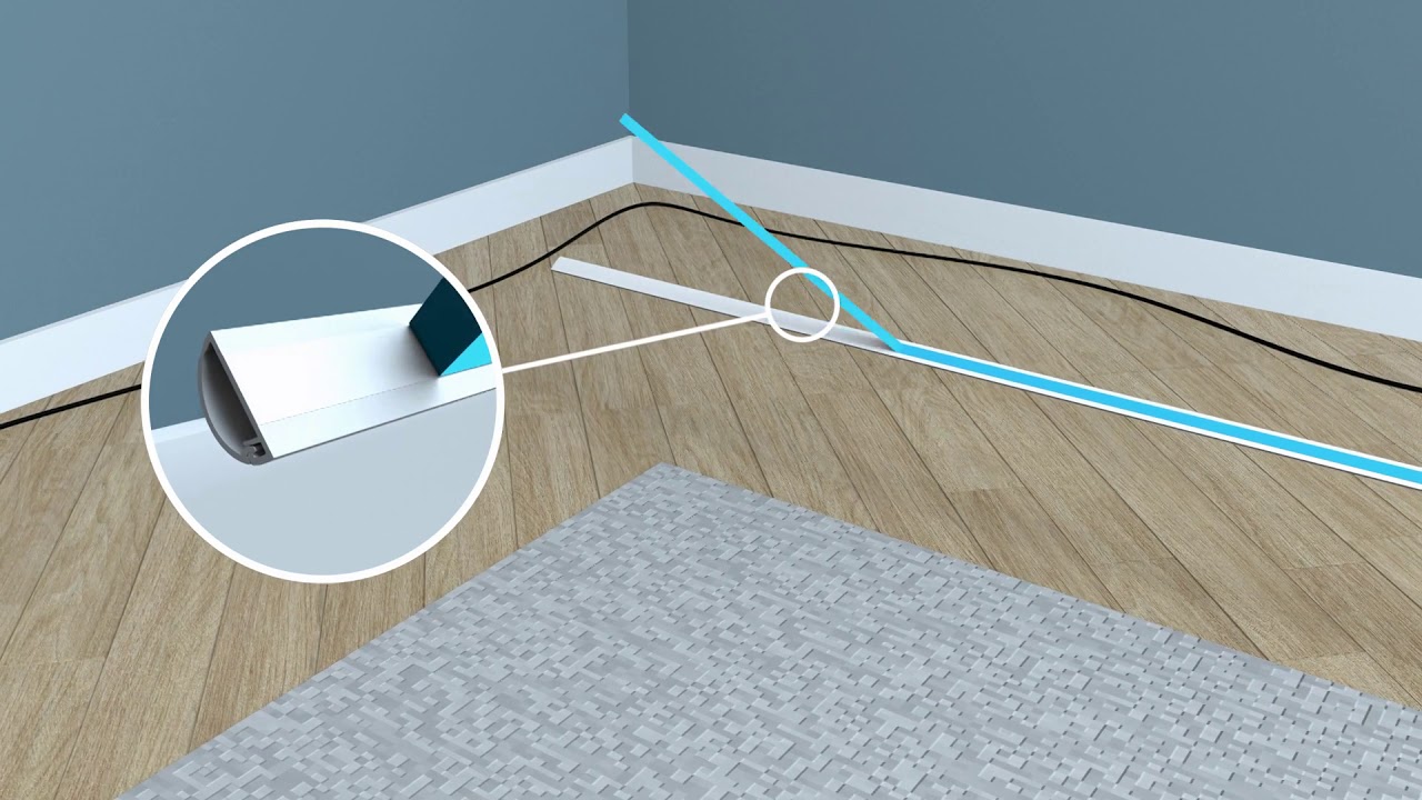 DLine 0.78x0.39in Cable Raceway HowtoInstallation Video (USA) YouTube