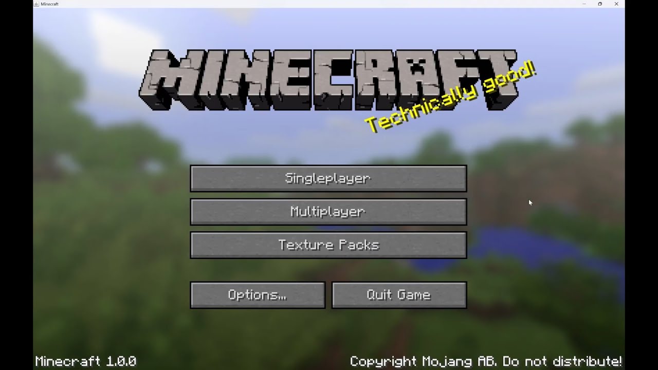 Minecraft Release 1.0 S1E1