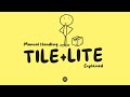 Manual Handling TILE LITE Explained