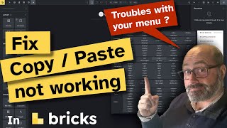 Famous Fix Copy / Paste not working in Bricks, to get your structure builder up and running. Profile