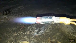 Мощный газовый горн из резака Пропан+сжатых воздух из компрессора!!! #Мастерская21rus