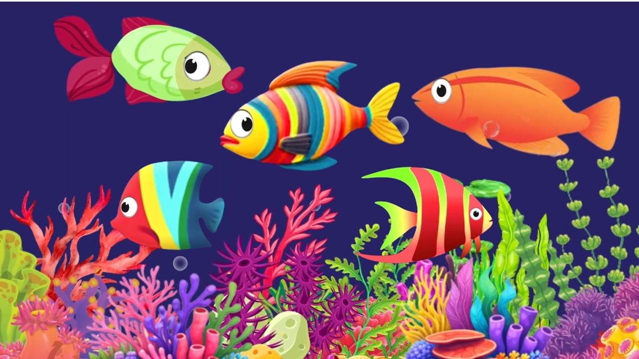 Bedtime Lullaby for Babies, Kids & Parents 😍 Animation🐟Fish lullaby🐟 ...