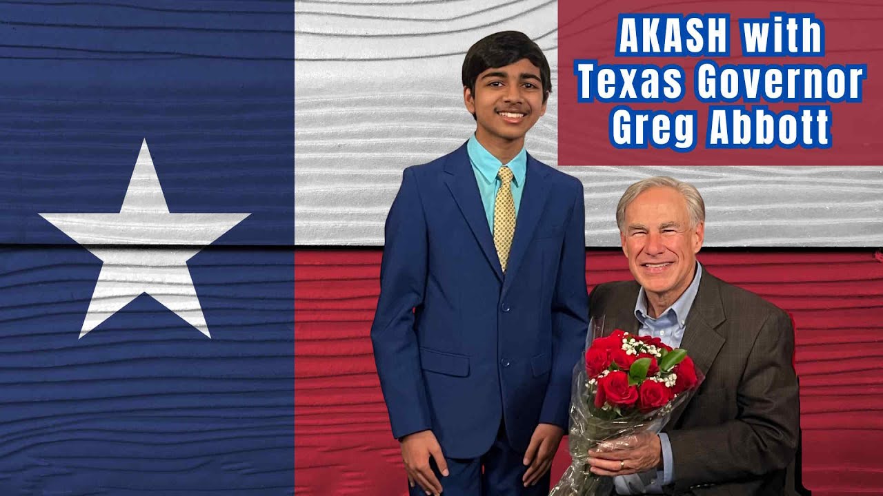 Welcoming the Governor of Texas Greg Abbott to my City - YouTube