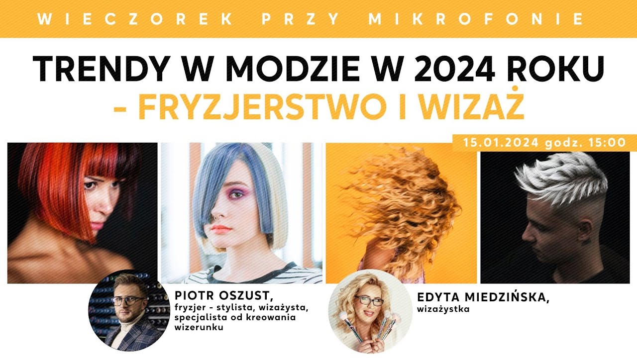 Trendy w modzie w 2025 roku fryzjerstwo i wizaż Wieczorek przy