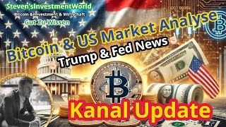Bitcoin &amp; US Market Analyse🚨😱Eilupdate!⚠️Trump &amp; Fed NEWS💥Bankenrettungsaktion 5,5 Billionen🚀🤔