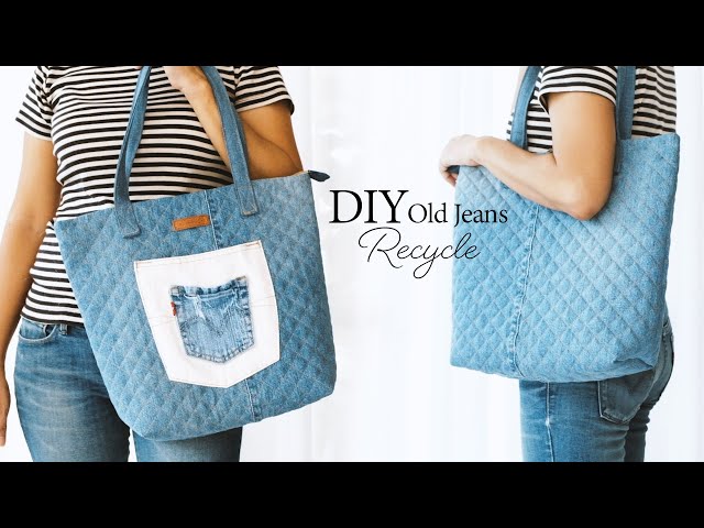 DIY Tote Bag - Make This Fabulous Heart Tote Bag with a Pencil!