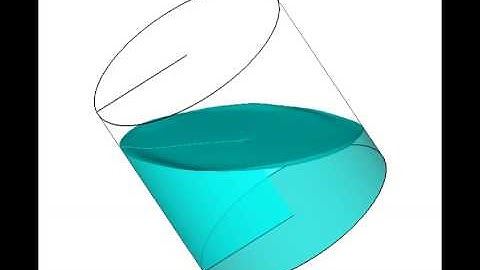 Free-surface flow driven by an inclined rotating cylinder