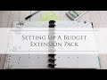 Setting up a Budget Extension Pack