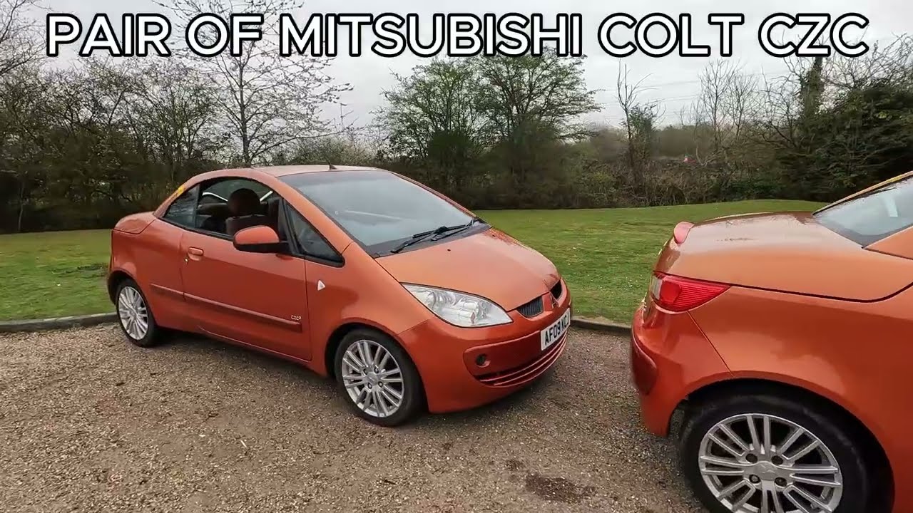 PAIR OF MITSUBISHI COLT CZC - YouTube