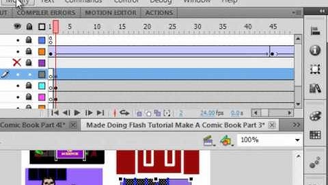 Flash CS5 Tutorial Make A Comic Book Part 4.avi