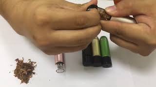 Newest smoking pipe, lipstick pipe, telescope glass blunt, MJ420-TT Pipe