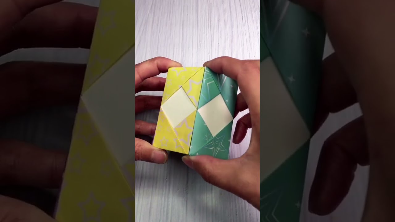 Origami Pen Holder ✏️ Easy Paper Craft 