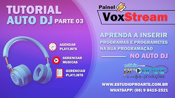 Inserindo programas e programetes no Auto DJ _ Parte 03