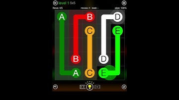 Flow Free Intro Classic Pack 5x5 Level 1