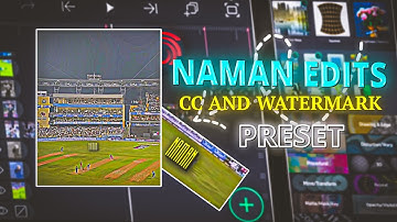 NAMAN EDITS CC AND WATERMARK PRESET 🤯 || 📍XML/ PRESET📍 || 🚨 WATCH IN HIGH QUALITY 🚨 || ‎⁨@Vfx.18⁩ ||