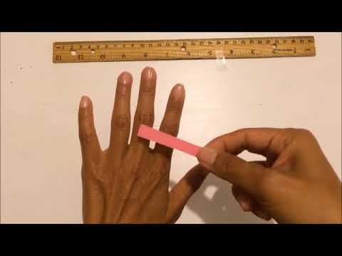 فيديو: كيف تعرف حجم إصبعك