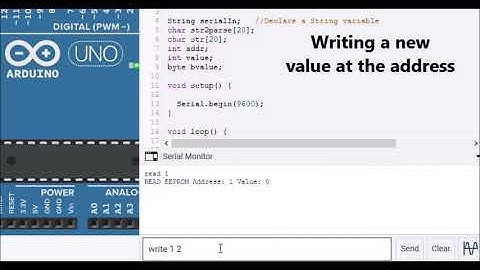 EEPROM read and Write in ARDUINO