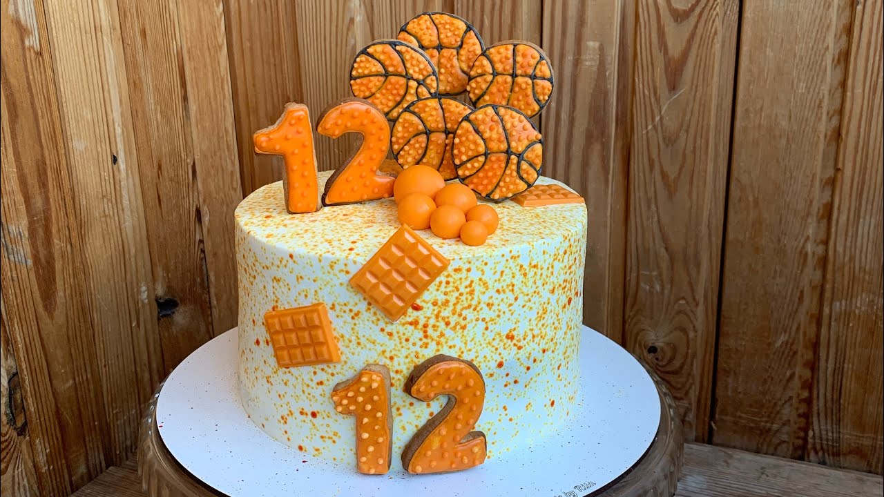 Basketball Cake 🏀 Торт для баскетболистов Youtube 