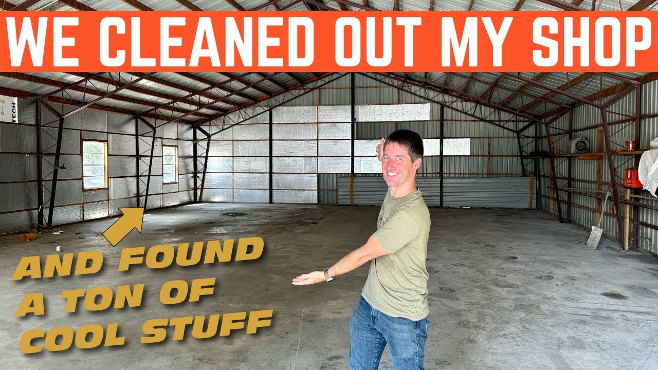 Here's Everything VALUABLE We FOUND Cleaning My New Shop And Garage 