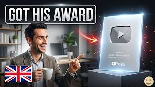 Claimed a YouTube Silver Play button For My UK client | 100k Subscribers Awards