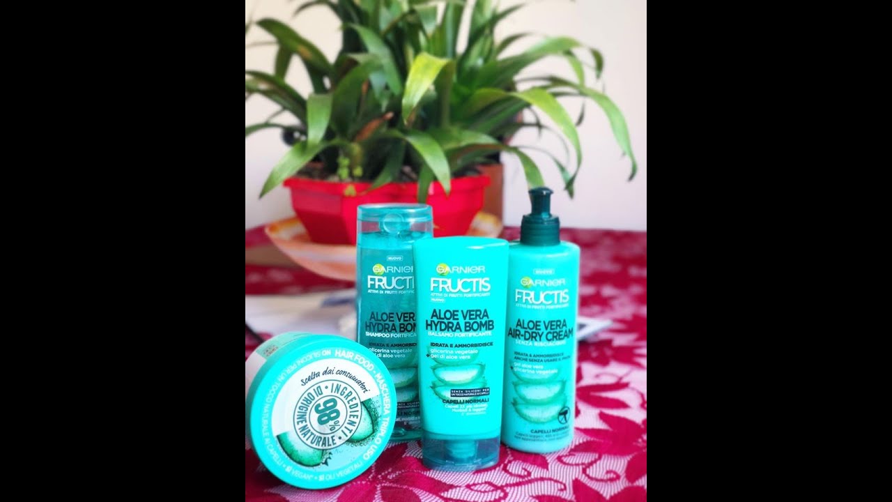 GARNIER HYDRA BOMB ALOE VERA LINEA COMPLETA! PROVO CON VOI