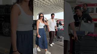 Rakul Preet &amp; Jackky Bhagnani Spotted At Mumbai Airport