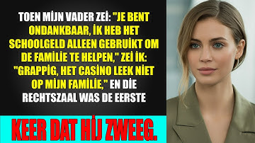 Pa betaalde leningen met mijn studiegeld en noemde me in de rechtbank 