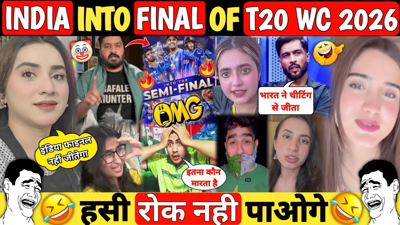 🤣 PAK MEDIA CRYING 😆 INDIA INTO FINAL OF T20 WORLD CUP 2026 AFTER BEATING ENGLAND 💥 IND VS NZ FINAL