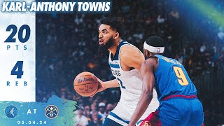 Karl-Anthony Towns Scores 20 Points In GAME 1 WIN vs. Denver | 05.04.24