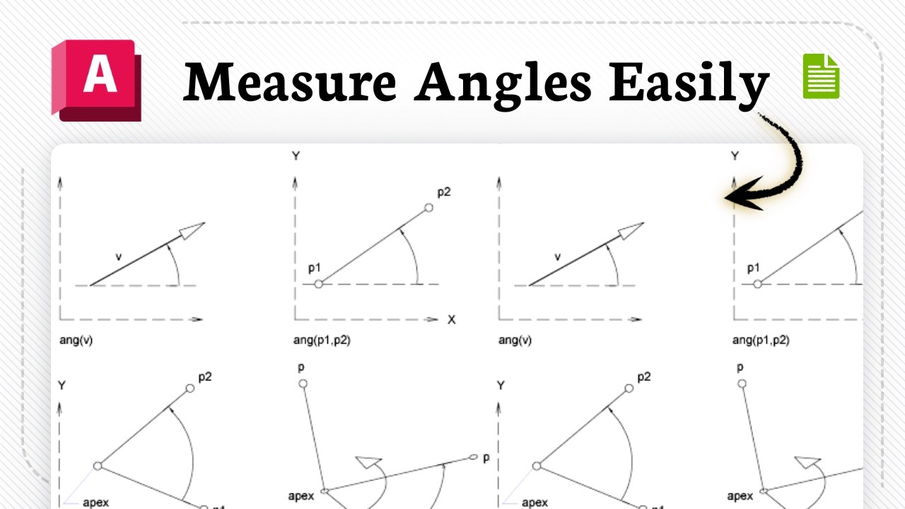 How to measure angles in AutoCAD (Simple Method) - YouTube